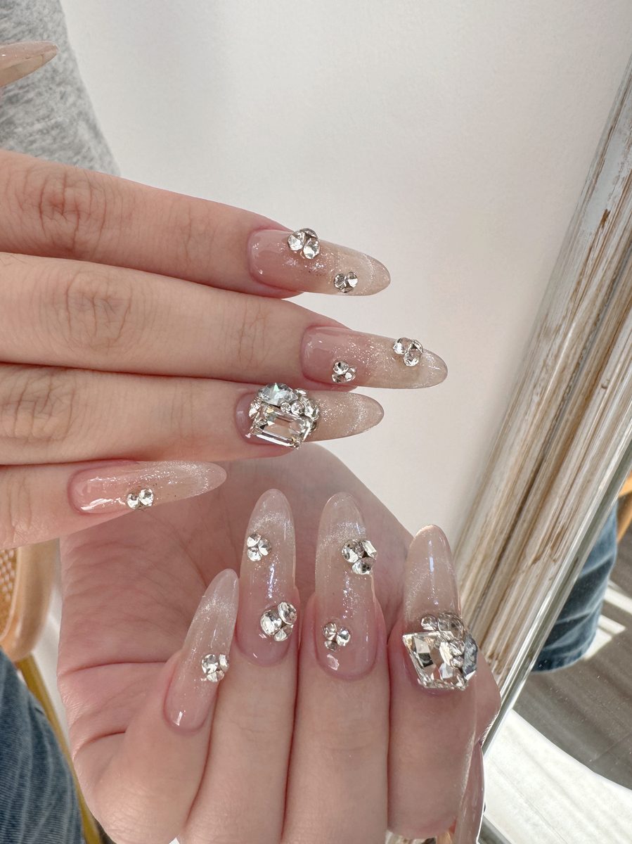 法式美甲作品
